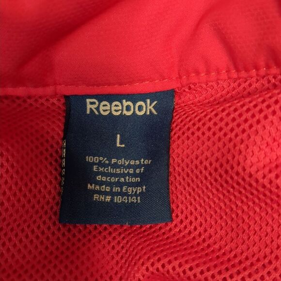 Reebok Zip Up Athletic Windbreaker Jacket Women's Size Large - Picture 6 of 6